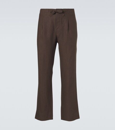Stòffa Pantaloni regular in lino - Stoffa - Modalova