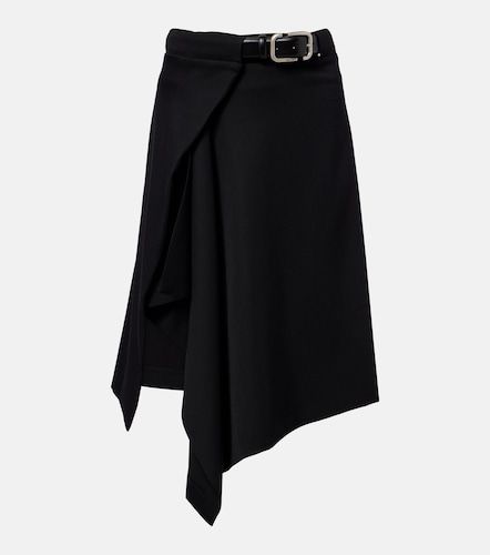 Asymmetric virgin wool wrap skirt - The Attico - Modalova