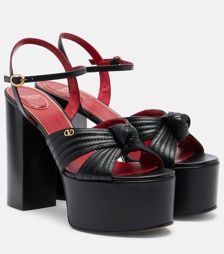Crasher leather platform sandals - Valentino Garavani - Modalova