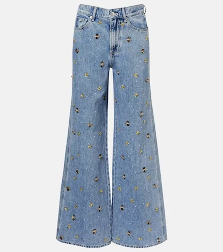Kasey embellished flared jeans - Veronica Beard - Modalova