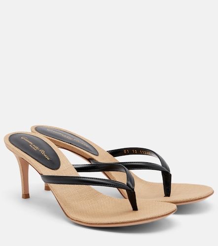 Calypso leather thong sandals - Gianvito Rossi - Modalova