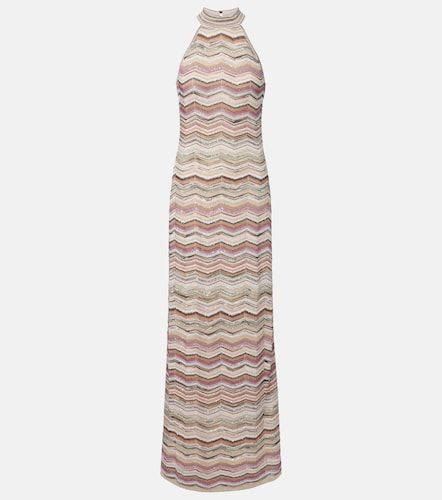 Maxikleid Zigzag aus Häkelstrick mit Pailletten - Missoni - Modalova