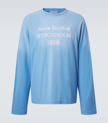 T-shirt in jersey di misto cotone - Acne Studios - Modalova
