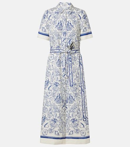 Audria printed linen-blend shirt dress - Simkhai - Modalova