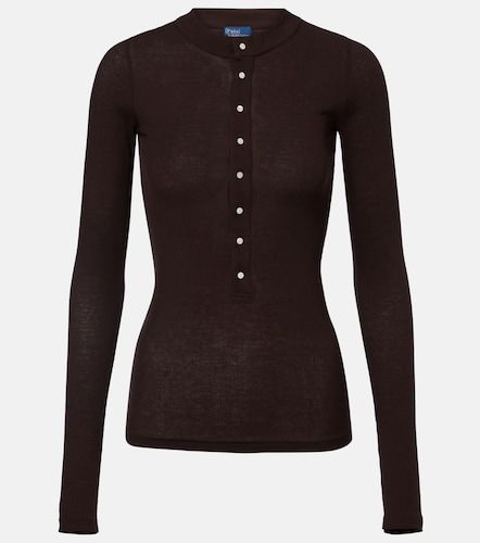 Camiseta con botones de jersey de algodón - Polo Ralph Lauren - Modalova