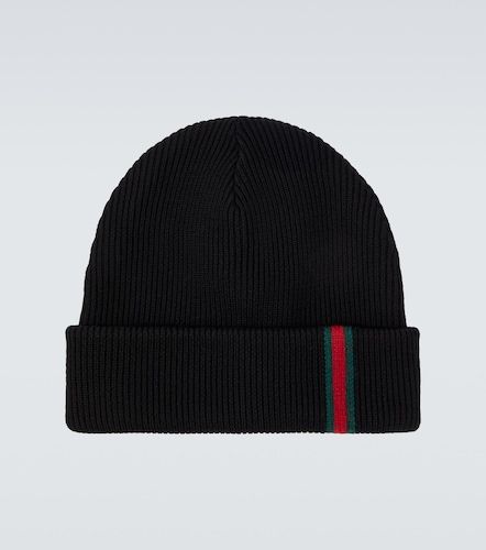 Gorro de lana con tribanda Web - Gucci - Modalova