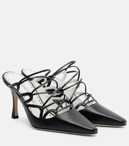Netas 90 leather mules - Manolo Blahnik - Modalova
