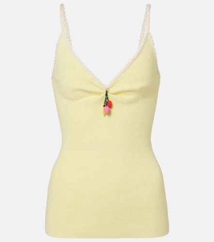 Prada Verziertes Top aus Bouclé - Prada - Modalova