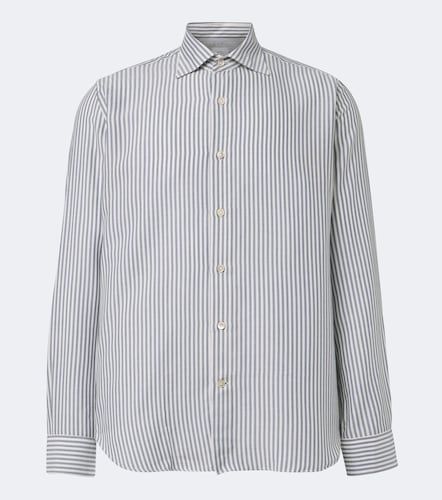 Eleventy Camicia in twill a righe - Eleventy - Modalova