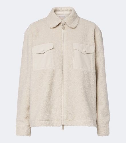 Moncler Giacca blouson in teddy - Moncler - Modalova