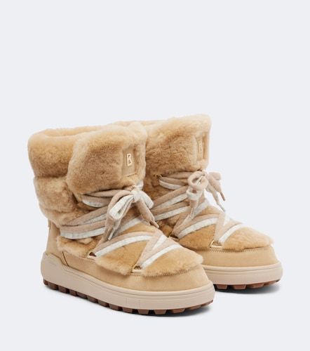 Stivaletti da neve Chamonix in shearling e suede - Bogner - Modalova