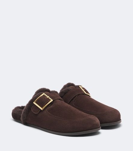 Mules Biker in suede e shearling - Jimmy Choo - Modalova