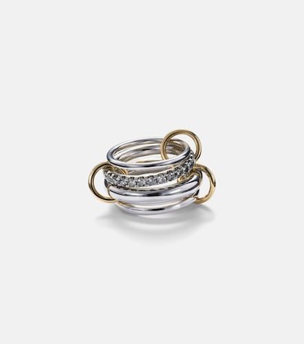 Anello Janssen SG Gris in argento con diamanti - Spinelli Kilcollin - Modalova