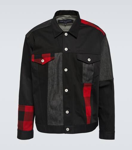 Comme des Garçons Giacca in cotone con motivo patchwork - Comme des Garcons Homme - Modalova