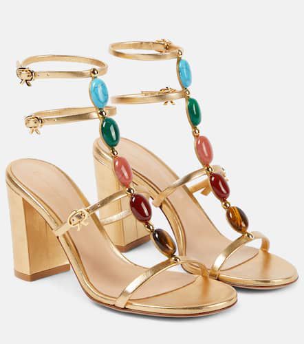 Shanti 85 embellished leather sandals - Gianvito Rossi - Modalova