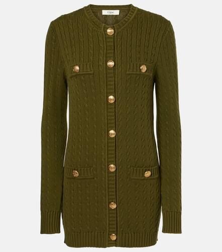 ChloÃ© Cable-knit cotton cardigan - Chloe - Modalova