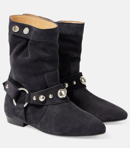 Verzierte Ankle Boots Stanya aus Veloursleder - Isabel Marant - Modalova