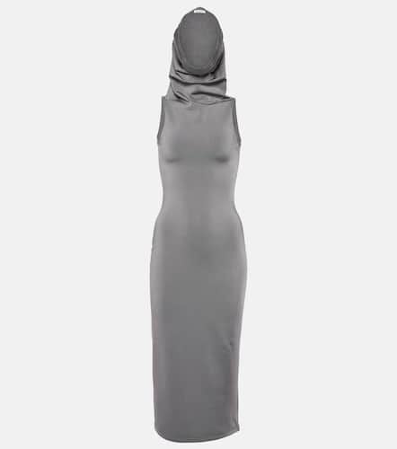 AlaÃ¯a Hooded jersey midi dress - Alaia - Modalova