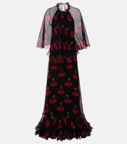 Robe aus Seidenchiffon - Valentino Garavani - Modalova