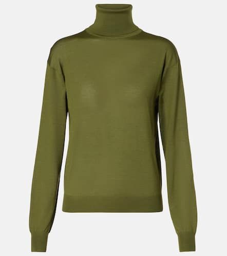 Wool, cashmere, and silk turtleneck sweater - Saint Laurent - Modalova