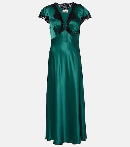 Rixo Vestido midi Amari de satén - Rixo - Modalova