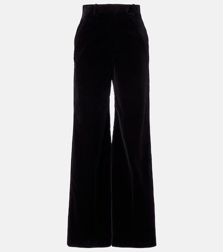 Pantalones anchos de terciopelo de algodón - Valentino Garavani - Modalova