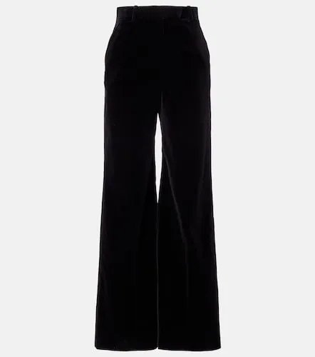 Pantaloni a gamba larga in velluto di cotone - Valentino Garavani - Modalova