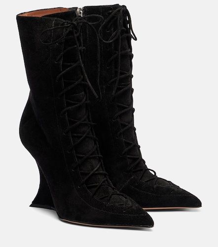 Nina 105 suede lace-up boots - Paris Texas - Modalova