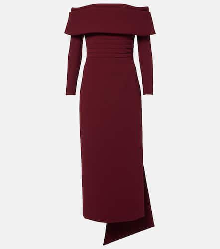 Derika off-shoulder crÃªpe midi dress - Emilia Wickstead - Modalova