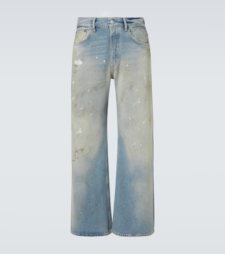 Bedruckte High-Rise Wide-Leg Jeans - Acne Studios - Modalova