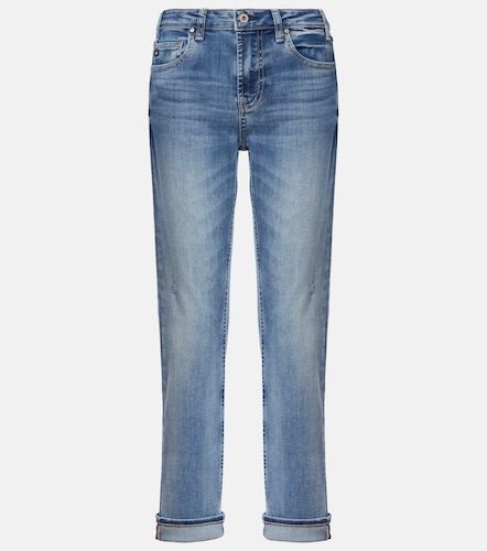 Mid-Rise Straight-Jeans Girlfriend - AG Jeans - Modalova