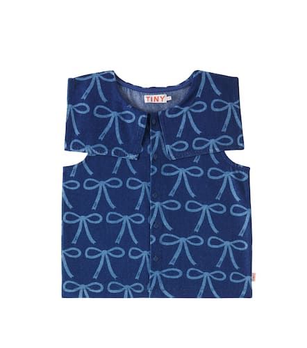 Tinycottons Blusa Bows en denim - Tinycottons - Modalova