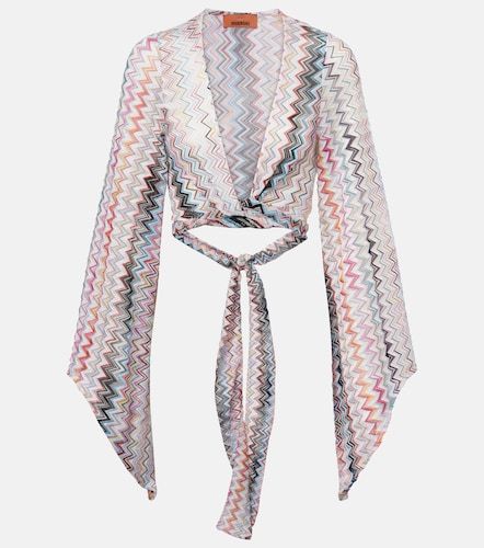 Missoni Zigzag cropped blouse - Missoni - Modalova