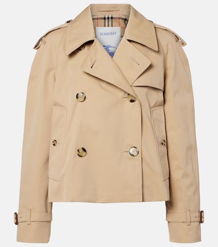 Cropped cotton gabardine jacket - Burberry - Modalova