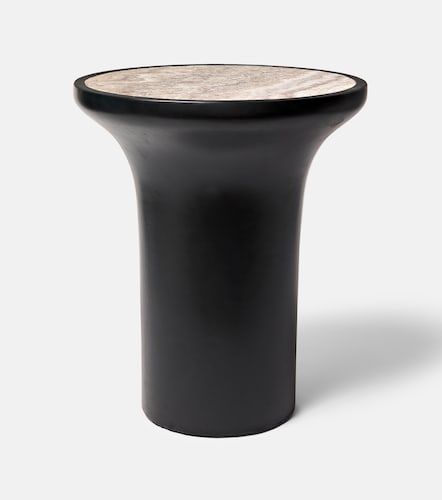 Trumpet Tall travertine side table - 101 Copenhagen - Modalova