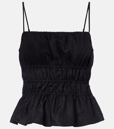 Staud Crop top Ayla de lino - Staud - Modalova