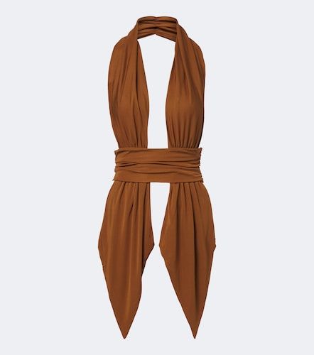 Top de jersey con pañuelo - Christopher Esber - Modalova