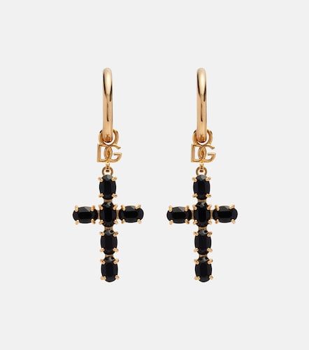 Orecchini pendenti con cristalli - Dolce&Gabbana - Modalova