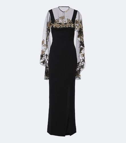 Là Fuori Abito lungo floreale con paillettes - La Fuori - Modalova