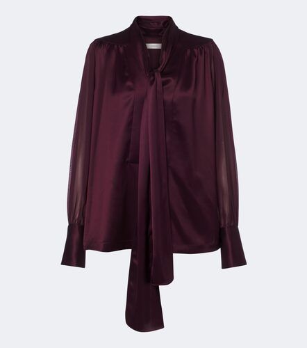 Paula satin and chiffon blouse - Joseph - Modalova
