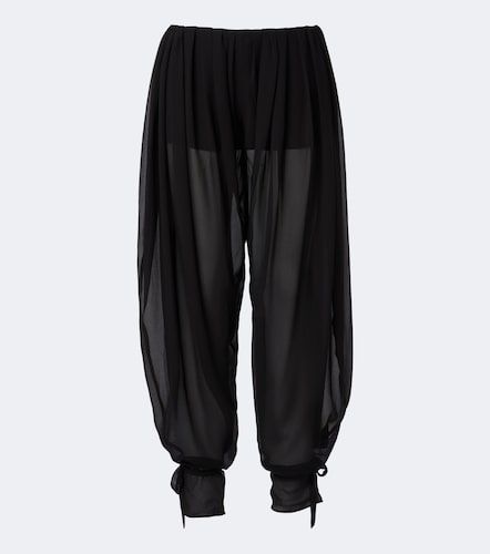 Pantaloni balloon Ines in chiffon - De La Vali - Modalova