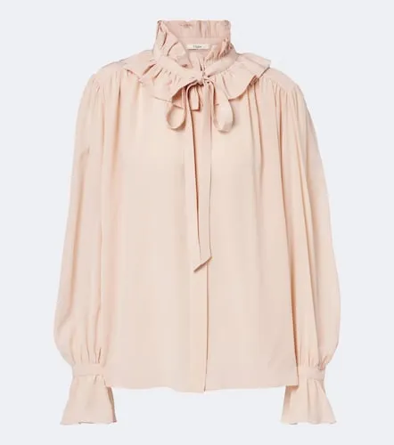 Chloe Ruffled silk chiffon blouse - Chloe - Modalova