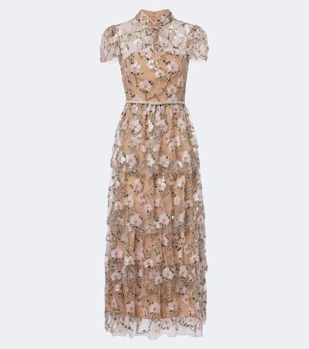 Abito midi con paillettes - Self-Portrait - Modalova