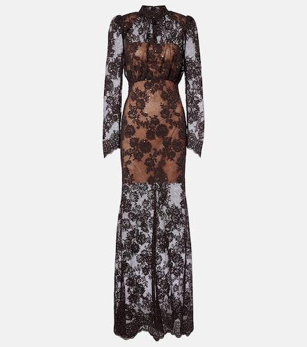 Robe aus Spitze mit Pailletten - Self-Portrait - Modalova
