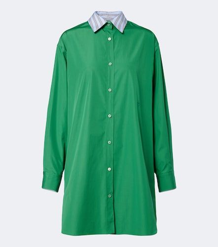 Vestido camisero Double L de popelín de algodón - Loewe - Modalova