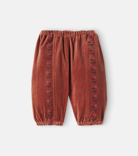 Bebé - Pantalones de terciopelo de algodón florales - Emile et Ida - Modalova