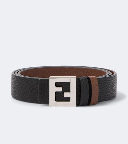 Cinturón reversible de piel con FF - Fendi - Modalova