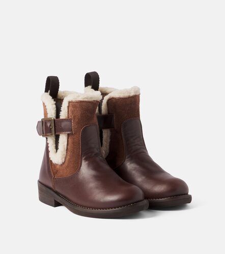 PèPè Botines de piel con borrego - PePe - Modalova