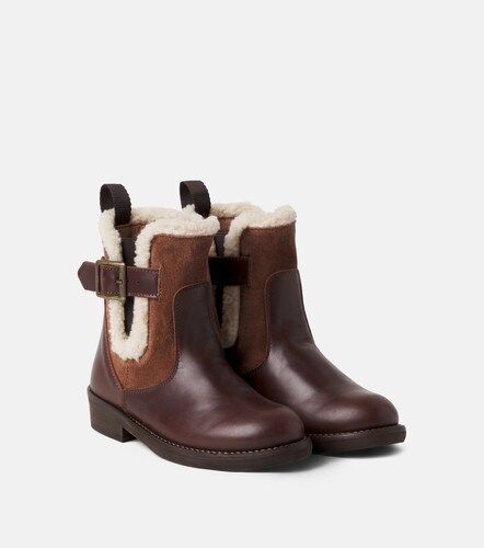 PèPè Botines de piel con borrego - PePe - Modalova