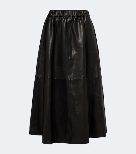 Giacca Sofie in pelle con shearling - Nour Hammour - Modalova